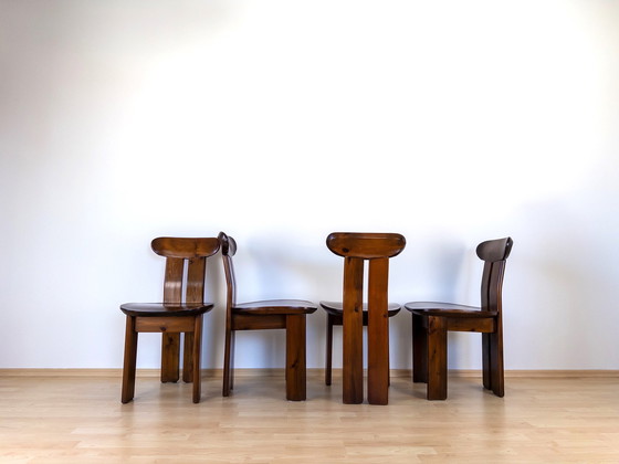 Image 1 of 4x vintage eetkamerstoelen