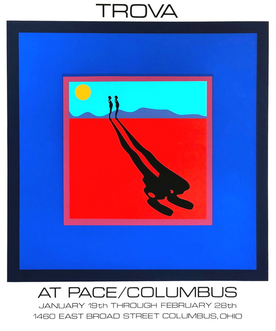 Image 1 of Ernest Trova -The Falling man At Pace/Columbus - Ohio- 1971