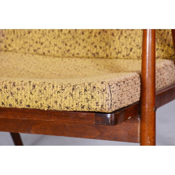Image 1 of Paar mid-century beukenhouten fauteuils van Úluv, Tsjechië 1960