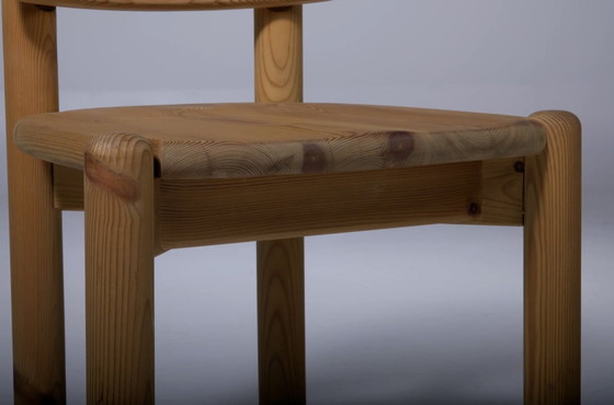 Image 1 of Rainer Daumiller massief grenen eetkamerstoelen voor Hirtshals