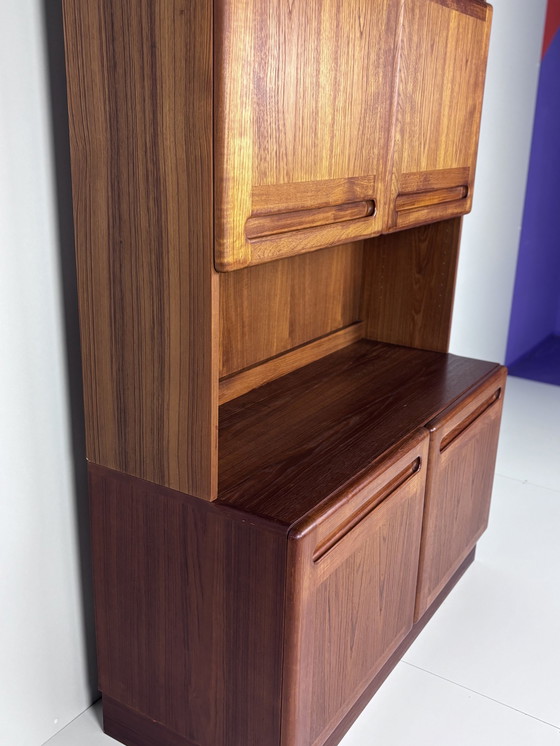 Image 1 of Vintage Teak Highboard Opbergkast 