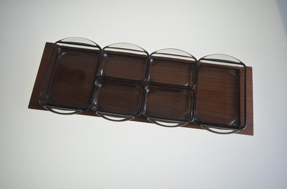 Image 1 of Teak dienblad Vintage