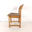 4x vintage brutalist stoel