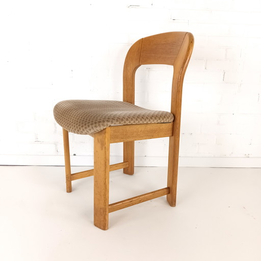 4x vintage brutalist stoel