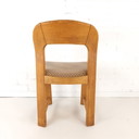 4x vintage brutalist stoel
