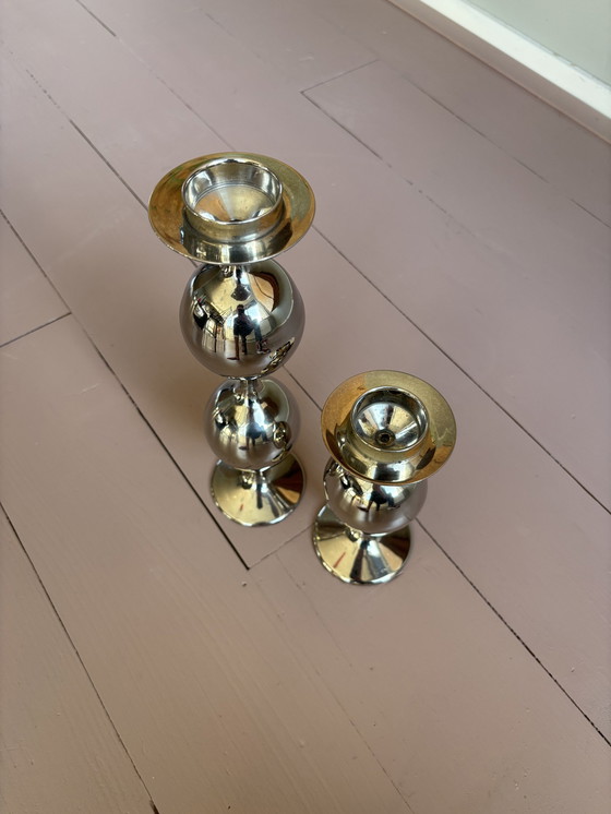 Image 1 of Vintage Kandelaars (Jaren 70?)