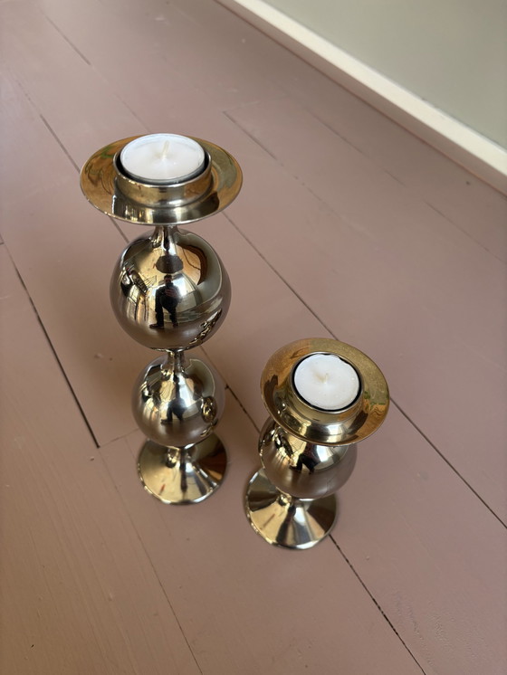 Image 1 of Vintage Kandelaars (Jaren 70?)