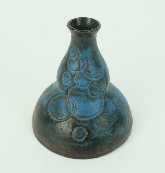 Image 1 of Kleine Deense Modern Keramische Vaas Conny Walther Studio Aardewerk Denemarken 60S