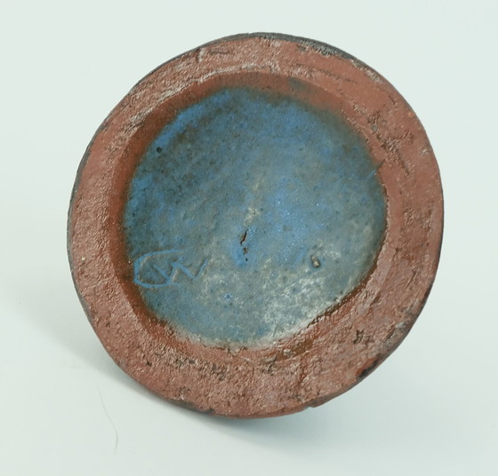 Image 1 of Kleine Deense Modern Keramische Vaas Conny Walther Studio Aardewerk Denemarken 60S