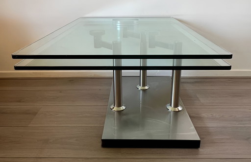 Zeer unieke vintage design salontafel gemaakt in Italië