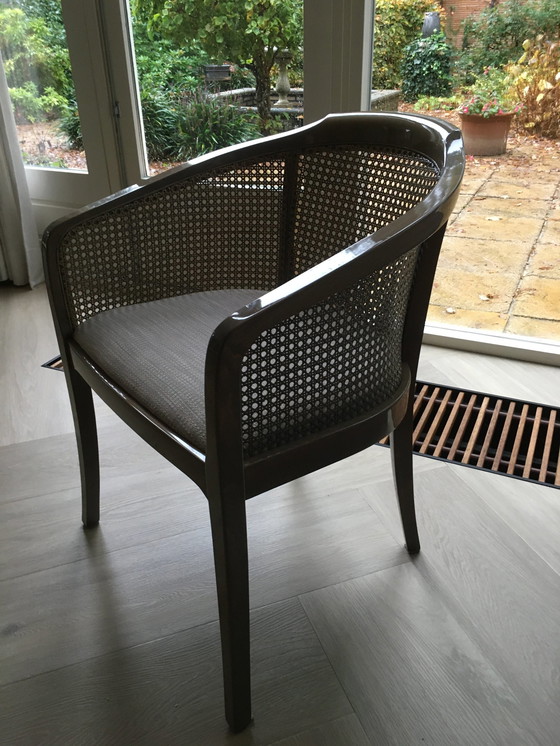 Image 1 of 4X Giorgetti Eetkamerstoelen