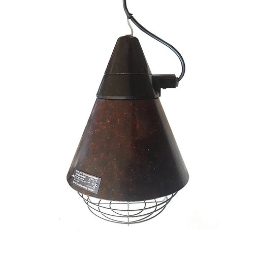 Industriële bakelieten hanglamp van Veb Narva, Duitsland, 1960