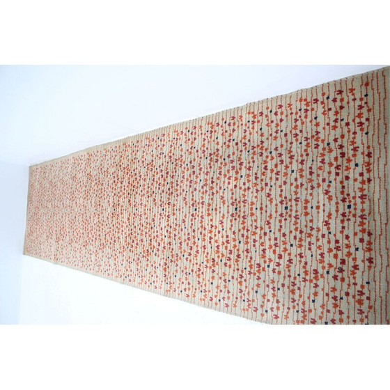 Image 1 of Design abstract vintage vloerkleed, jaren 1960