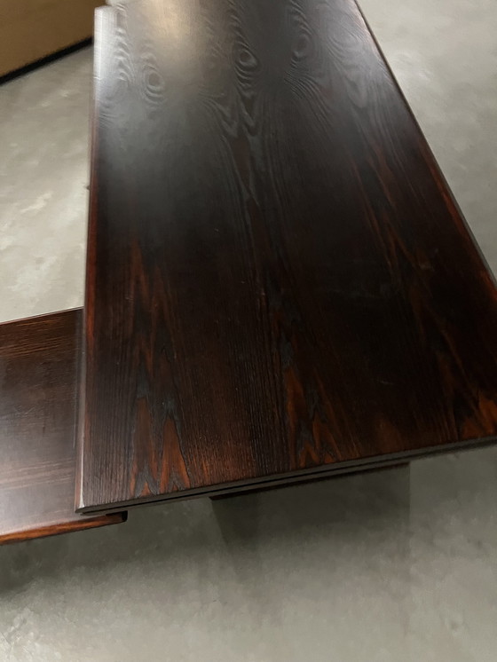 Image 1 of Vintage Mid Century Rosewood Kantoorset: Bureau + L-uitsparing + Dressoir + Vitrine