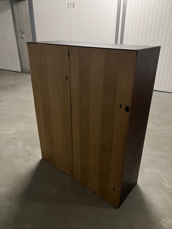 Image 1 of Vintage Mid Century Rosewood Kantoorset: Bureau + L-uitsparing + Dressoir + Vitrine