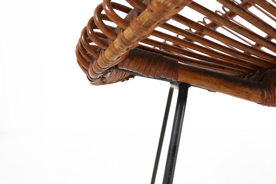 Image 1 of 2 rotan lounge fauteuils van Janine Abraham & Dirk Jan Rol, 1960S