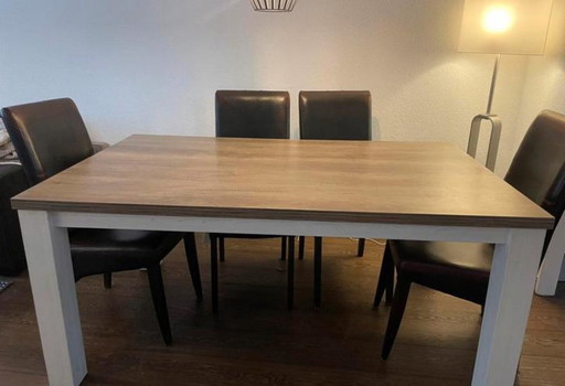 Houte Eettafel 