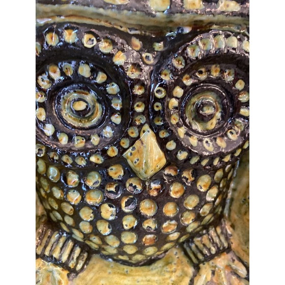 Image 1 of Vintage kubusvormige sculptuur Uilen, 1970