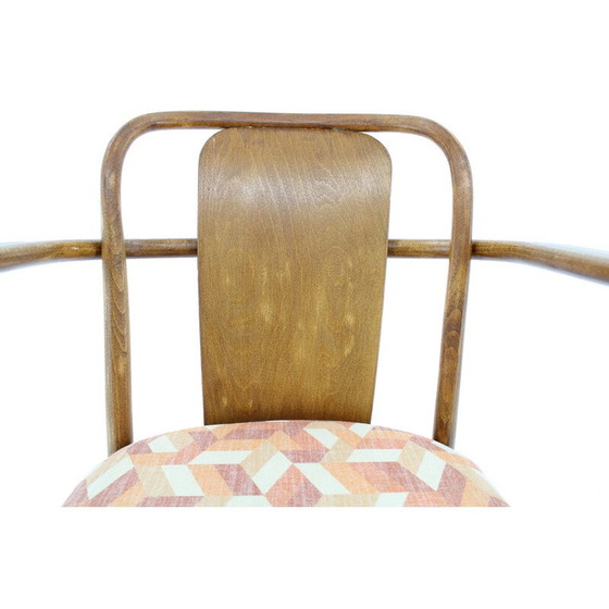 Image 1 of Vintage gebogen houten bureau voor Ton, Tsjecho-Slowakije 1960