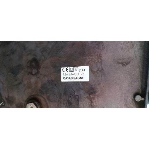 Casadisagne vintage lamp van metaal en katoen