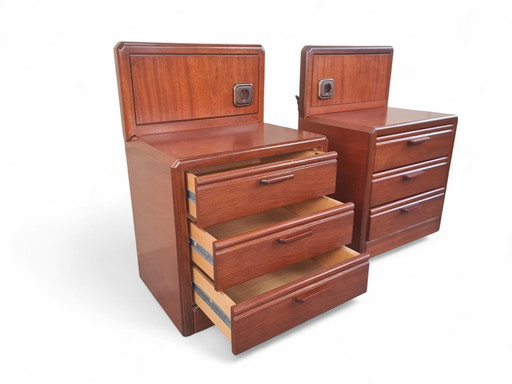 2 X Hulsta Vintage Nachtkastjes