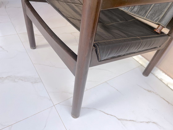 Image 1 of Palissander Safari Stoel Door Michel Arnoult