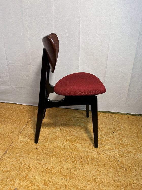 Image 1 of Mid Century Retro Vintage Tola uitschuifbare eettafel en 6 stoelen van Gplan Librenza 1960