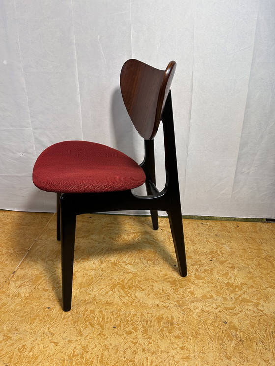 Image 1 of Mid Century Retro Vintage Tola uitschuifbare eettafel en 6 stoelen van Gplan Librenza 1960