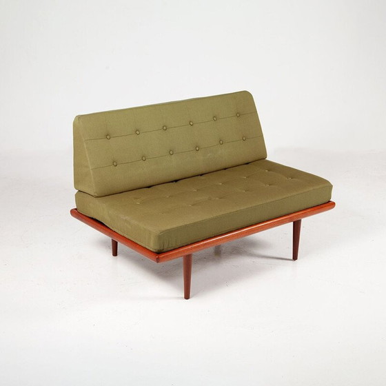 Image 1 of Vintage groen stoffen en teakhouten Minerva daybed van Peter Hvidt & Orla Mølgaard-Nielsen voor France & Daverkosen, jaren 1960