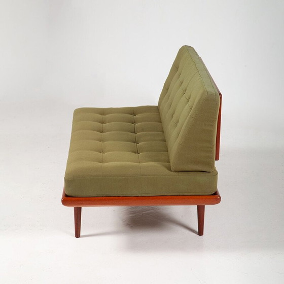 Image 1 of Vintage groen stoffen en teakhouten Minerva daybed van Peter Hvidt & Orla Mølgaard-Nielsen voor France & Daverkosen, jaren 1960