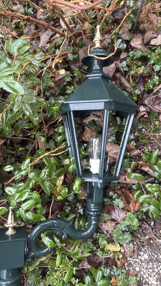 Lantaarn Paal Lantaarnpaal Tuinlamp Verlichting Tuinverlichting Lamp Gietijzer