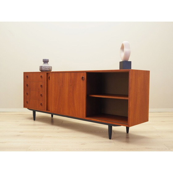 Image 1 of Vintage teakhouten dressoir, Denemarken 1970