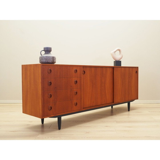 Image 1 of Vintage teakhouten dressoir, Denemarken 1970