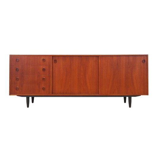 Vintage teakhouten dressoir, Denemarken 1970