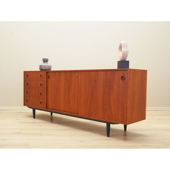 Image 1 of Vintage teakhouten dressoir, Denemarken 1970