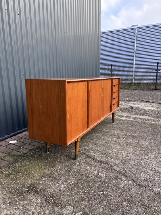 Image 1 of Vintage Dressoir Lowboard Kast Tvmeubel Teak