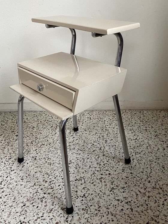 Image 1 of Complete Vintage Slaapkamerset Jaren ‘50 Toegeschreven Aan Wim Rietveld Voor Auping