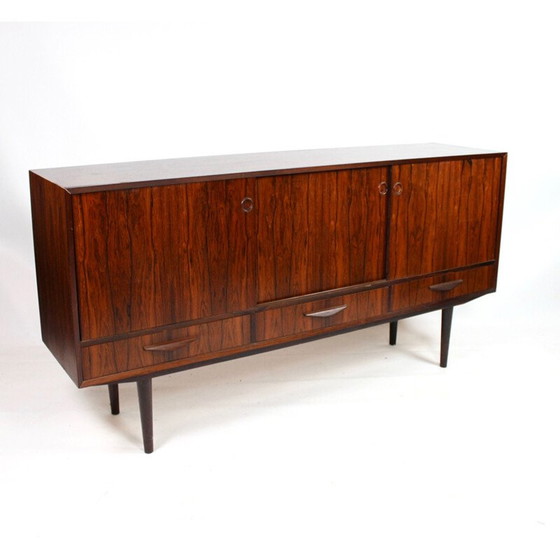 Image 1 of Vintage dressoir in rozenhout, jaren 1960