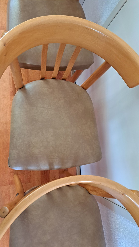 Image 1 of 4x Vintage KOK  stoelen