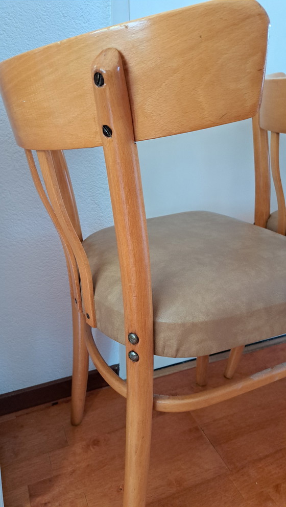 Image 1 of 4x Vintage KOK  stoelen