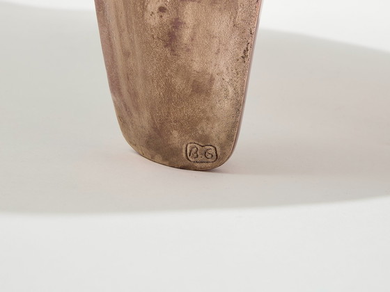 Image 1 of Paar Krukjes Garouste & Bonetti Koala Brons Mohair Fluweel 1995