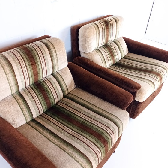 Image 1 of 2x vintage relaxfauteuil