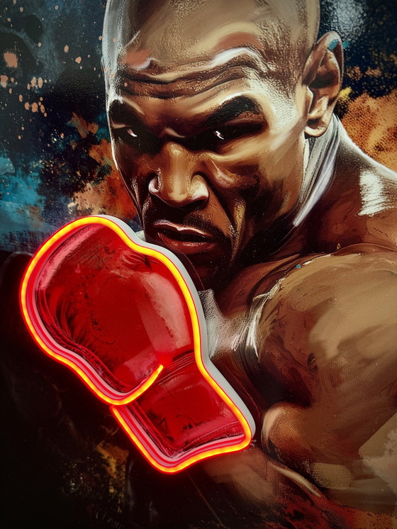 Image 1 of Iron Mike Tyson Led Wandlamp Ledmansion