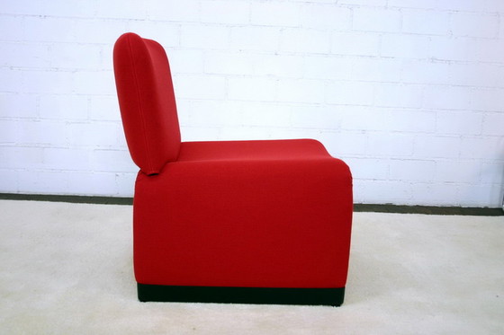 Image 1 of 1 van 3 Italiaanse Mid Century Lounge Fauteuils, nieuwe hoes