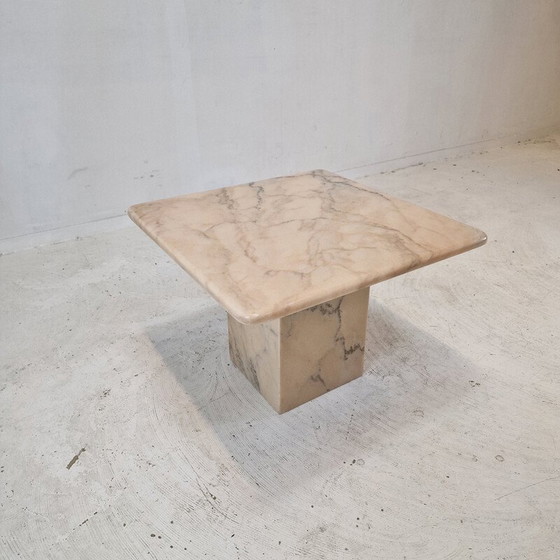 Image 1 of Vintage marmeren salontafel, Italië 1980