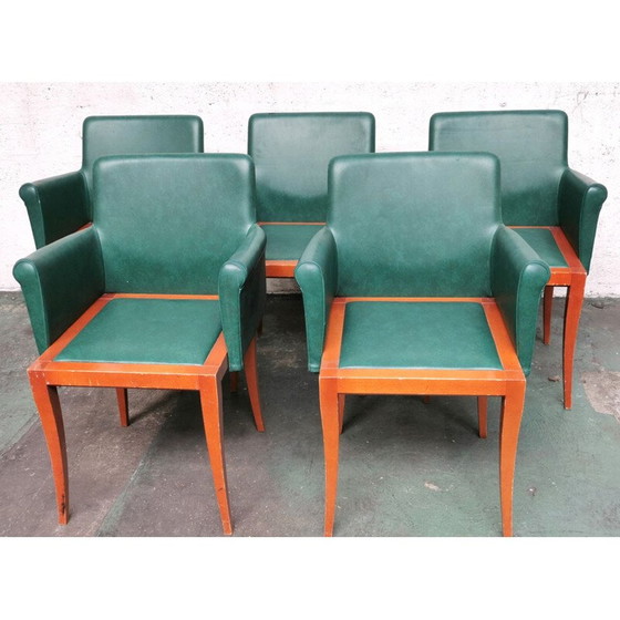 Image 1 of Vintage massief houten brugstoel van Didier Gomez voor Ligne Roset