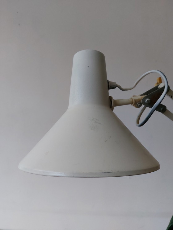 Image 1 of Vintage witte architectenlamp