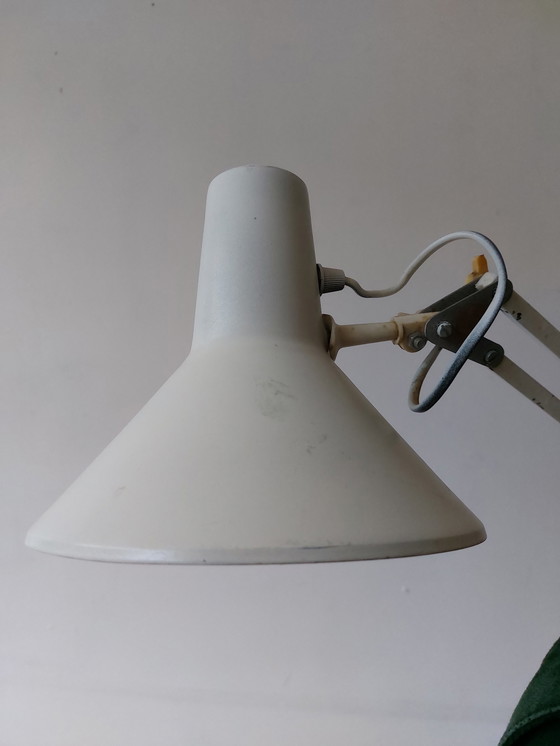 Image 1 of Vintage witte architectenlamp