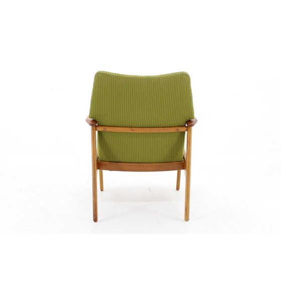Image 1 of Vintage teak en eiken fauteuil van Kurt Olsen, Denemarken 1960