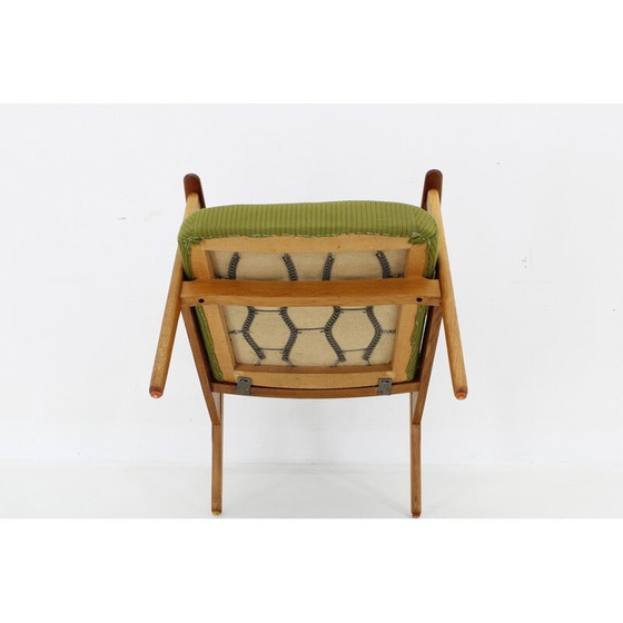Image 1 of Vintage teak en eiken fauteuil van Kurt Olsen, Denemarken 1960